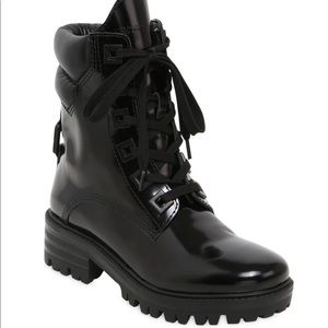 Kendall + Kylie East Patent Combat Boots